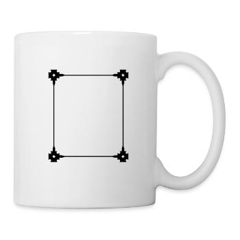 Frame with crosses - Mug - white - Right