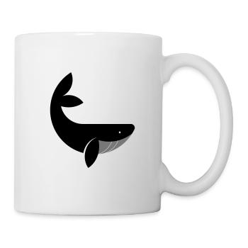 Black Whale - Tasse - Weiß - Rechts