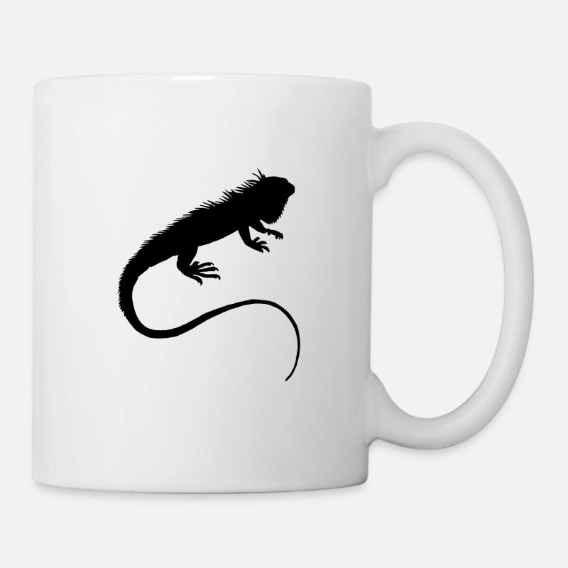 Leguan - Tasse - Weiß