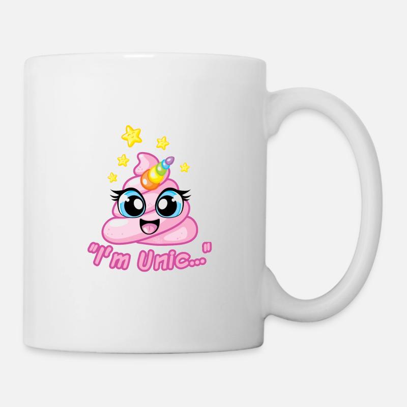 crotte girly - Mug blanc - blanc