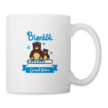 Bientôt grand-frère,futur grand frère - Mug blanc - blanc - Droite