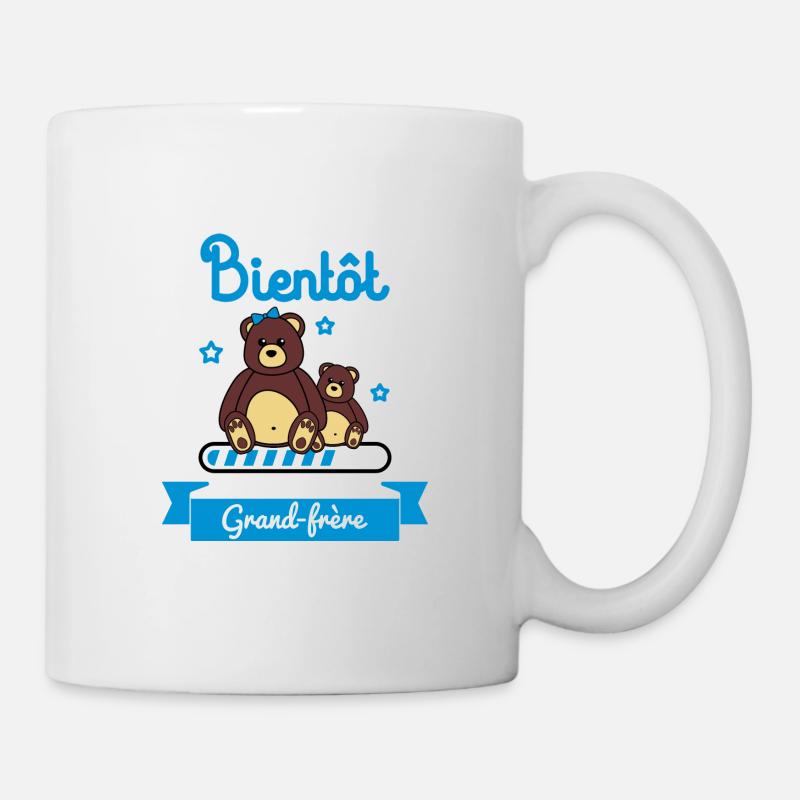 Bientôt grand-frère,futur grand frère - Mug blanc - blanc