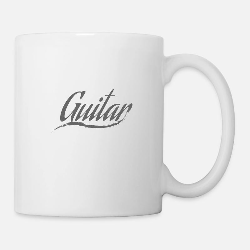 guitar - Mug - white