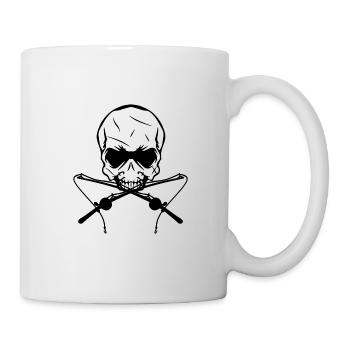 Fishing Skull Fishing Gift - Mug - white - Right