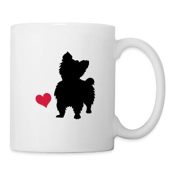 Yorkshire Terrier - Mug - white - Right