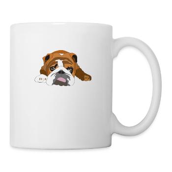 bouledogue - Mug blanc - blanc - Droite