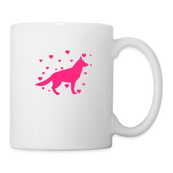 German shepherd - Mug - white - Right