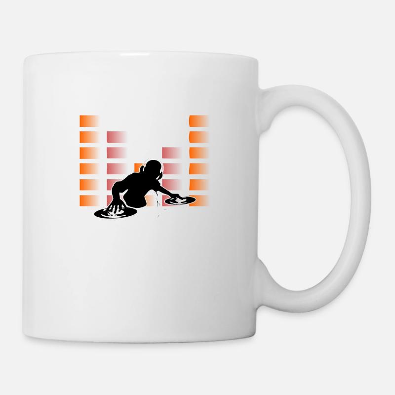 DJ - Mug blanc - blanc