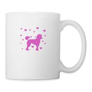 caniche - Mug blanc - blanc - Droite