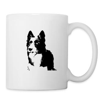 Border Collie chien amateur de chiens chiens - Mug blanc - blanc - Droite