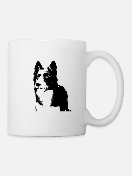 Border Collie Hund Hundeliebhaber Hunde - Tasse - Weiß