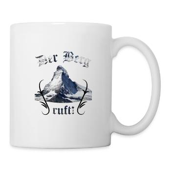 Der Berg ruft! - Tasse - Weiß - Rechts