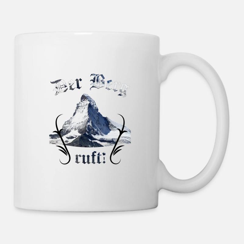 Der Berg ruft! - Tasse - Weiß