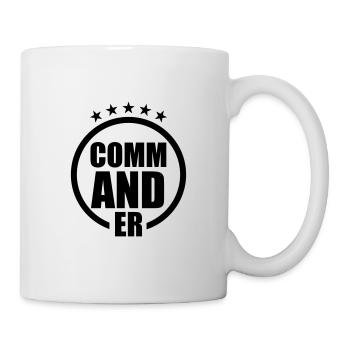 Commander - Captain military pilot - Mug - white - Right