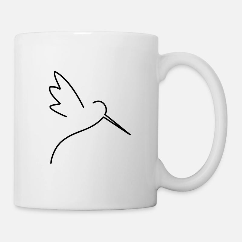 colibri - Mug blanc - blanc
