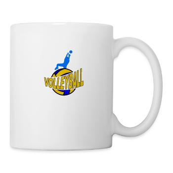Volleyball, Volleyball, Sports - Mug - white - Right