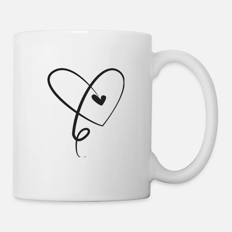 HEARTS 23 - Tasse - Weiß