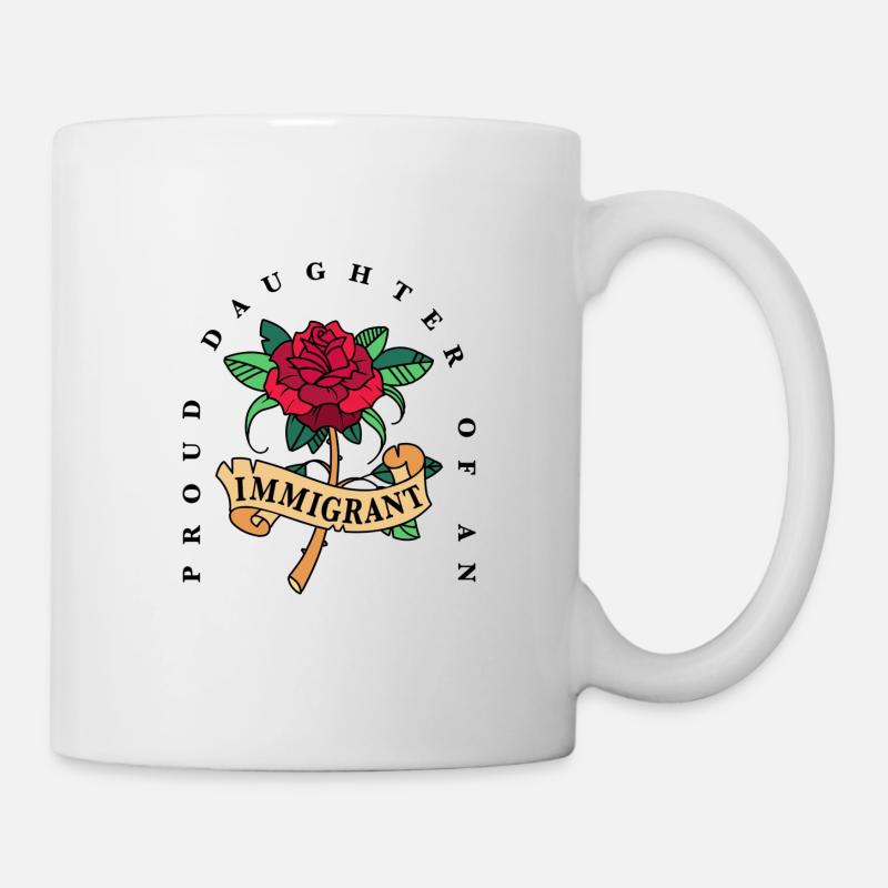 Stolze Tochter eines eingewanderten Schwarzen - Tasse - Weiß