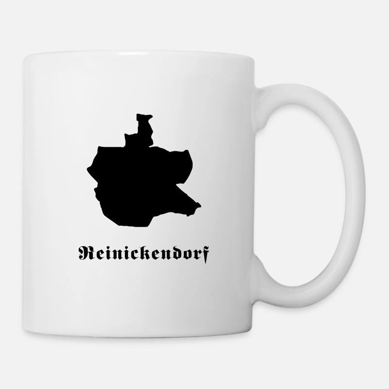 Berlin Bezirk Reinickendorf schwarz - Tasse - Weiß
