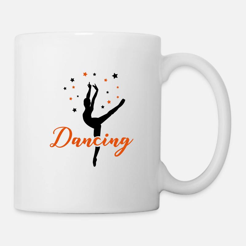 ballet dancing 02 - Mug blanc - blanc