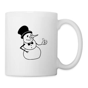 snowman like - Mug - white - Right