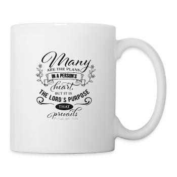 23 Many are the plans - Mug - white - Right