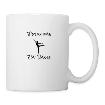 J'peux pas j'ai Danse - Mug blanc - blanc - Droite