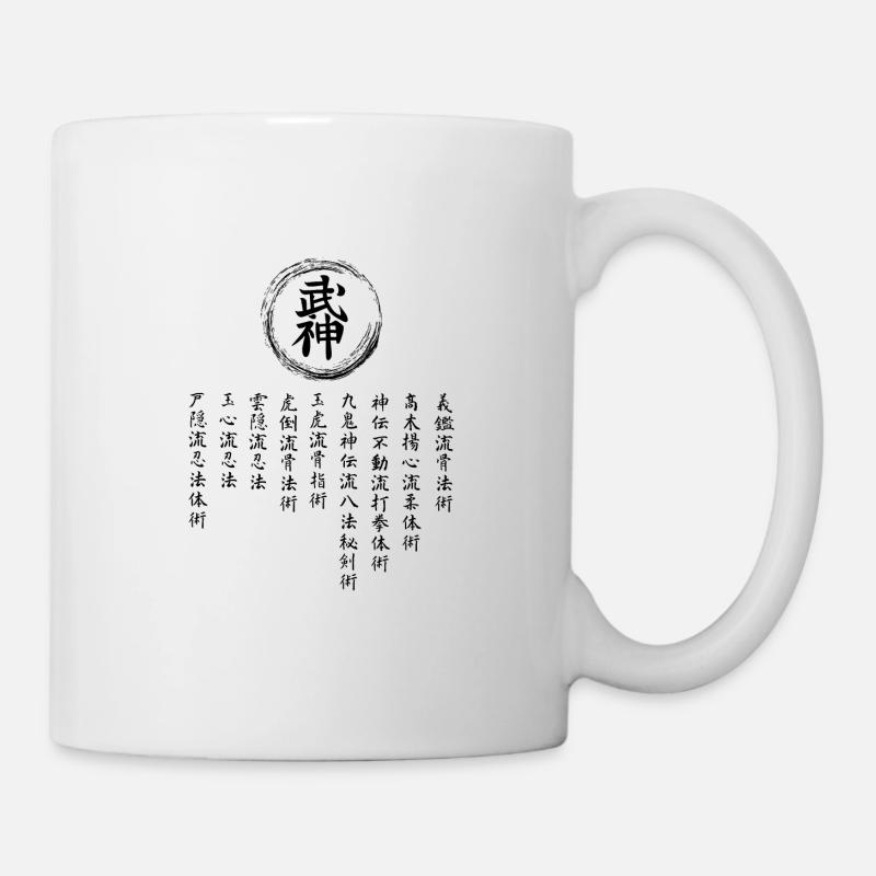 Écoles Bujinkan - Mug blanc - blanc