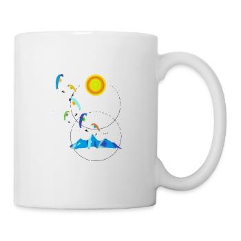 Paragliding Acro Paragliding Fun Sport Adrenaline - Mug - white - Right