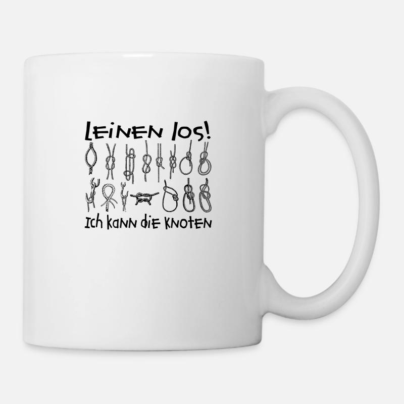 Lin Los | Nœuds marins - Mug blanc - blanc