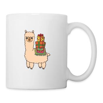 Alpaca birthday. - Mug - white - Right