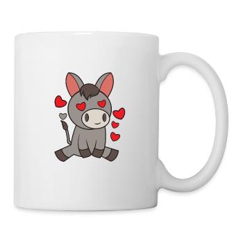 donkey in love - Mug - white - Right