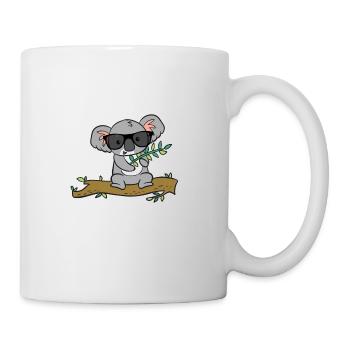 Koala with glasses - Mug - white - Right
