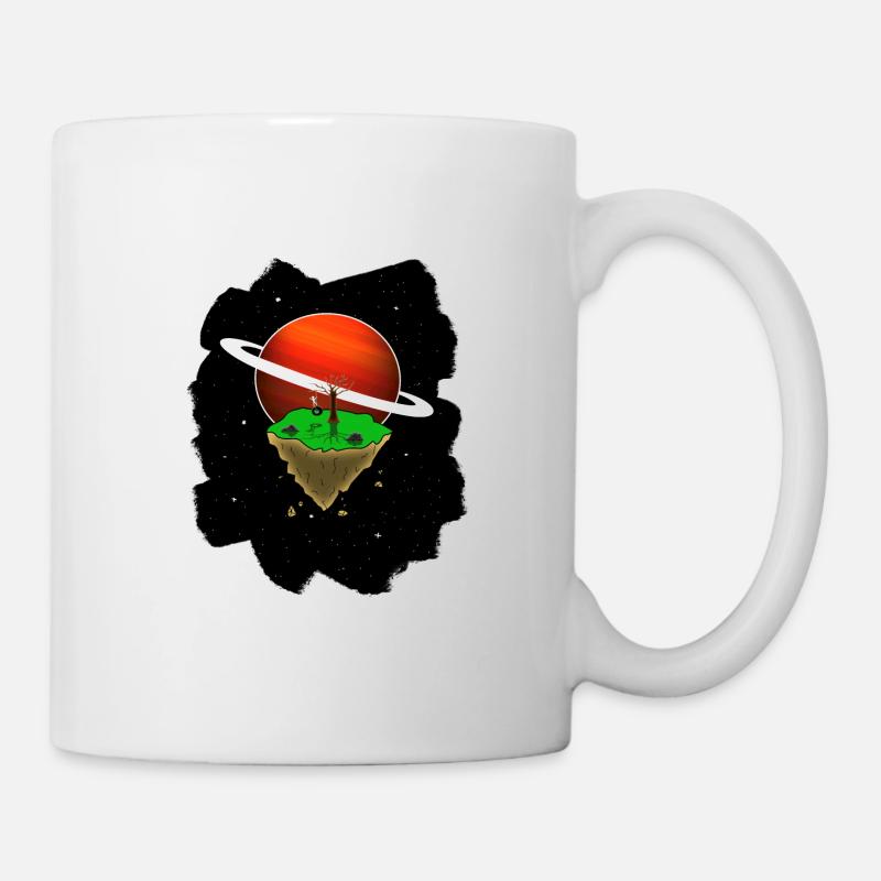 Flottant dans l'espace - Mug blanc - blanc