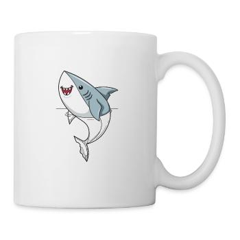 Shark sea animal gift - Mug - white - Right