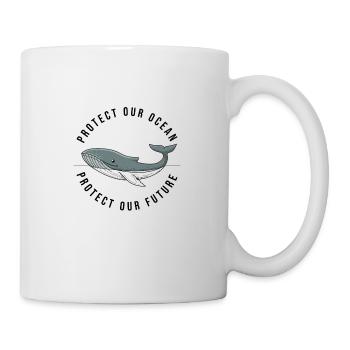 Protect Our Ocean Tee Shirt Wal - Mug - white - Right