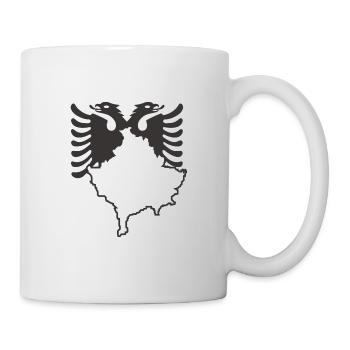 Kosovo - Albaner schwarz - Tasse - Weiß - Rechts