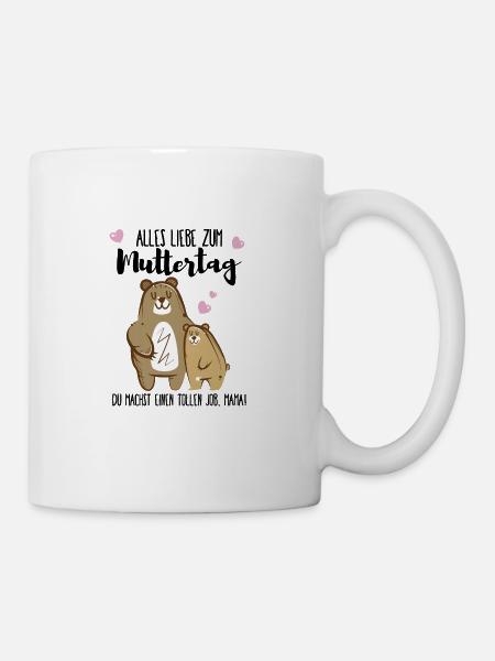 Alles Liebe zum Muttertag - Tasse - Weiß