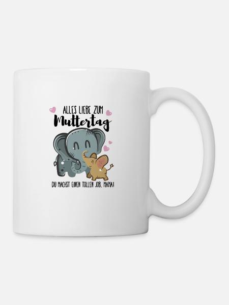 Alles Liebe zum Muttertag - Tasse - Weiß