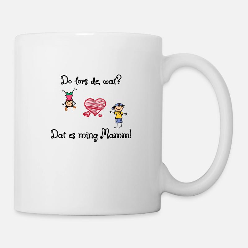 Do lors de, wat? - Kölscher Spruch - Tasse - Weiß