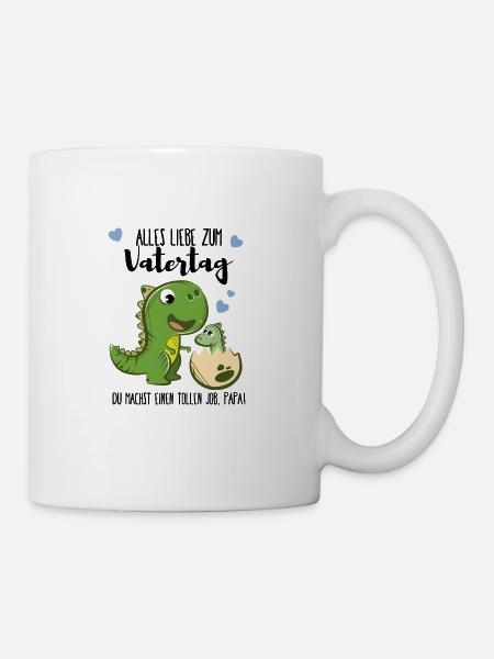 Vatertag Papa süß Vater - Tasse - Weiß