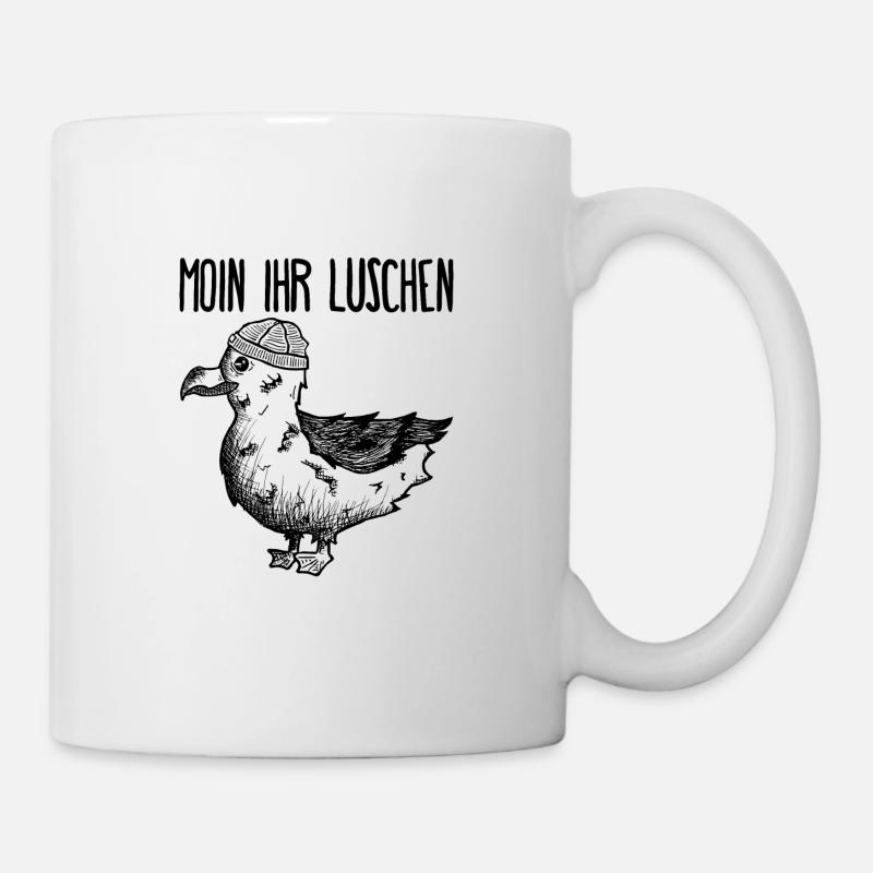 Möwe Moin - Tasse - Weiß
