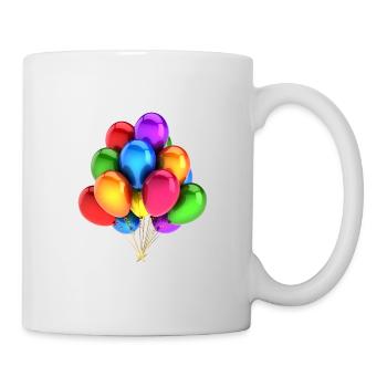 A bouquet of balloons - Mug - white - Right