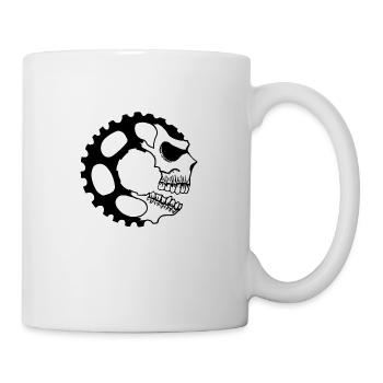 Mountain bike - mountain biking - downhill bike - Mug - white - Right