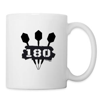 Fléchettes - Mug blanc - blanc - Droite
