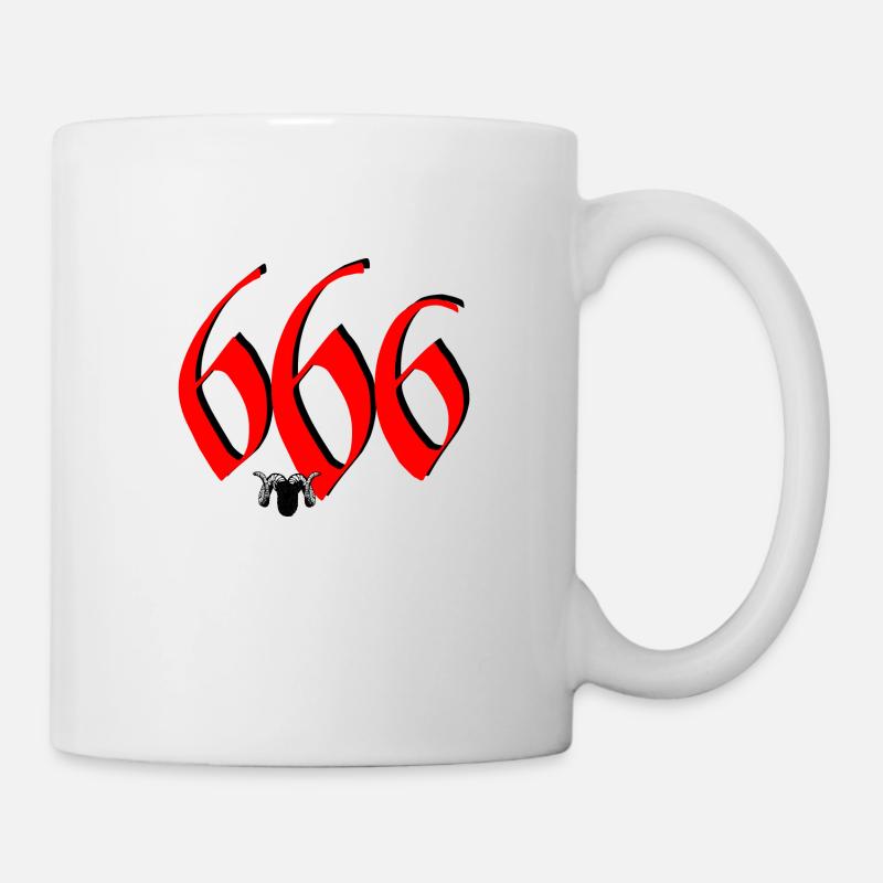 666 - Mug blanc - blanc