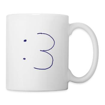 :3 shitty Design 16 - Tasse - Weiß - Rechts