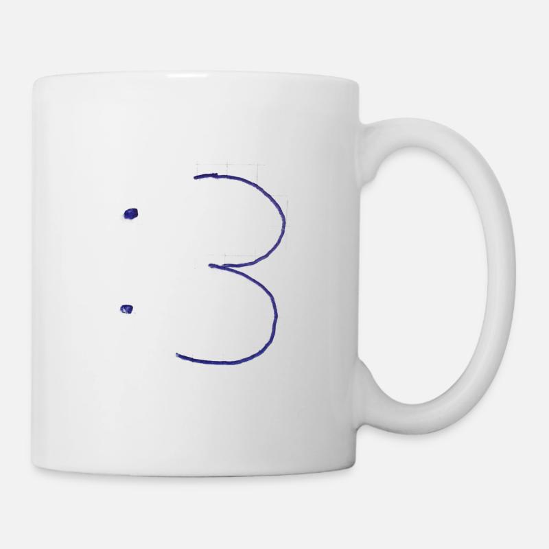 : 3 shitty design 16 - Mug - white
