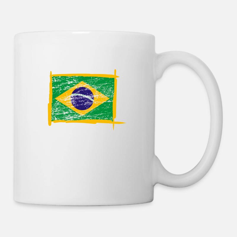 Brazil Brazil flag - Mug - white