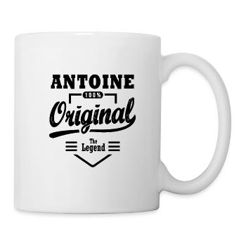 Name ANTOINE ORIGINAL Geschenk zum Weihnachtsgeburtstag - Tasse - Weiß - Rechts